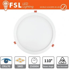 Downlight LED IP20 9W 6500K 650LM 110° FORO:135mm