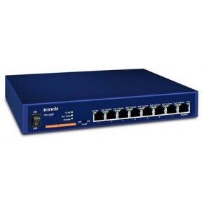 Switch 8 Porte PoE IEEE 802.3af/at TEF1108P staffe rack 123W