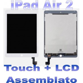 LCD + Touch Assemblato per iPad 2 Air Bianco Grado A+ A1566