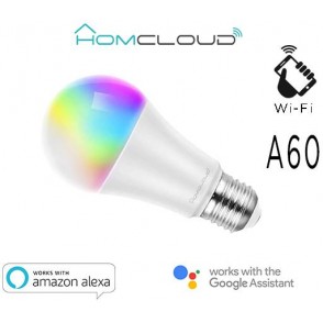 Lampadina Wi-Fi RGB+Bianco caldo E27 A60 dimmerabile