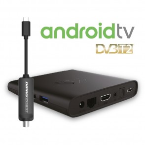4K Android TV Box con T2...