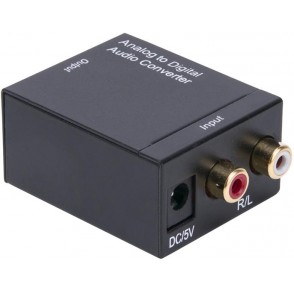 Analog R/L to Digital Coaxial and Toslink Audio Converter