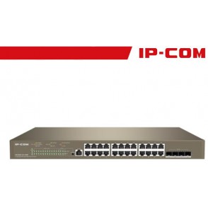 Switch PoE Cloud Managed 24 port GE + 4 SFP+ G5328XP-24-410W